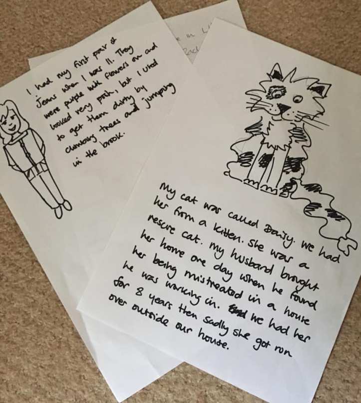 Daisy - created at the Glenmore Centre July 2019